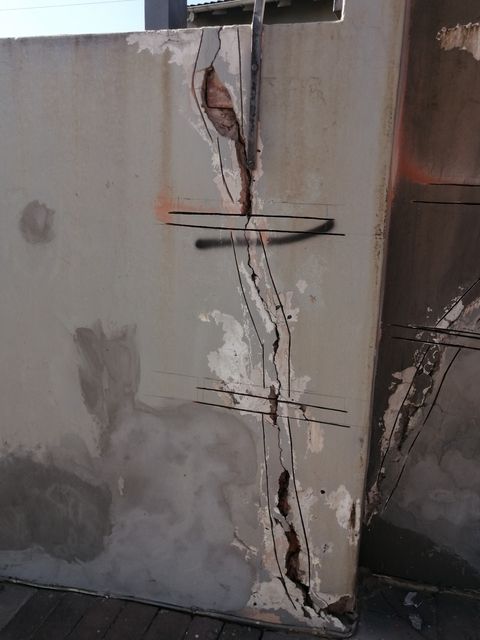 before right side boundary wall 1